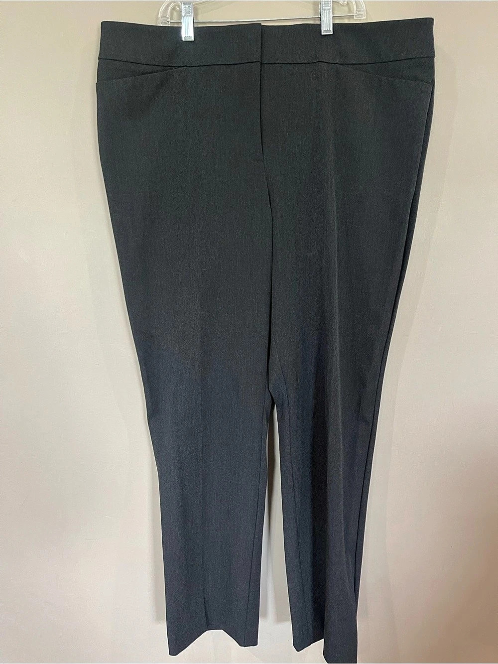 Ann Taylor The Straight Curvy Fit Straight Leg Pants Gray Size 14 NWT